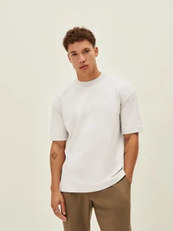 Next White Relaxed Fit Heavyweight T-Shirt^ Nightwear|Tops & T-Shirts