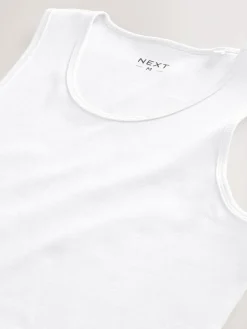 Next Rib Vests 5 Pack^ Underwear|Underwear
