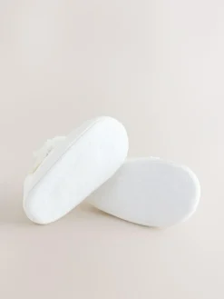 Next White Satin Baby Corsage Shoes (0-24mths)^ Shoes|Boots