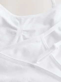 Next White Seam Free Crop Tops 2 Pack (7-16yrs)^ Underwear|Bras & Crop Tops