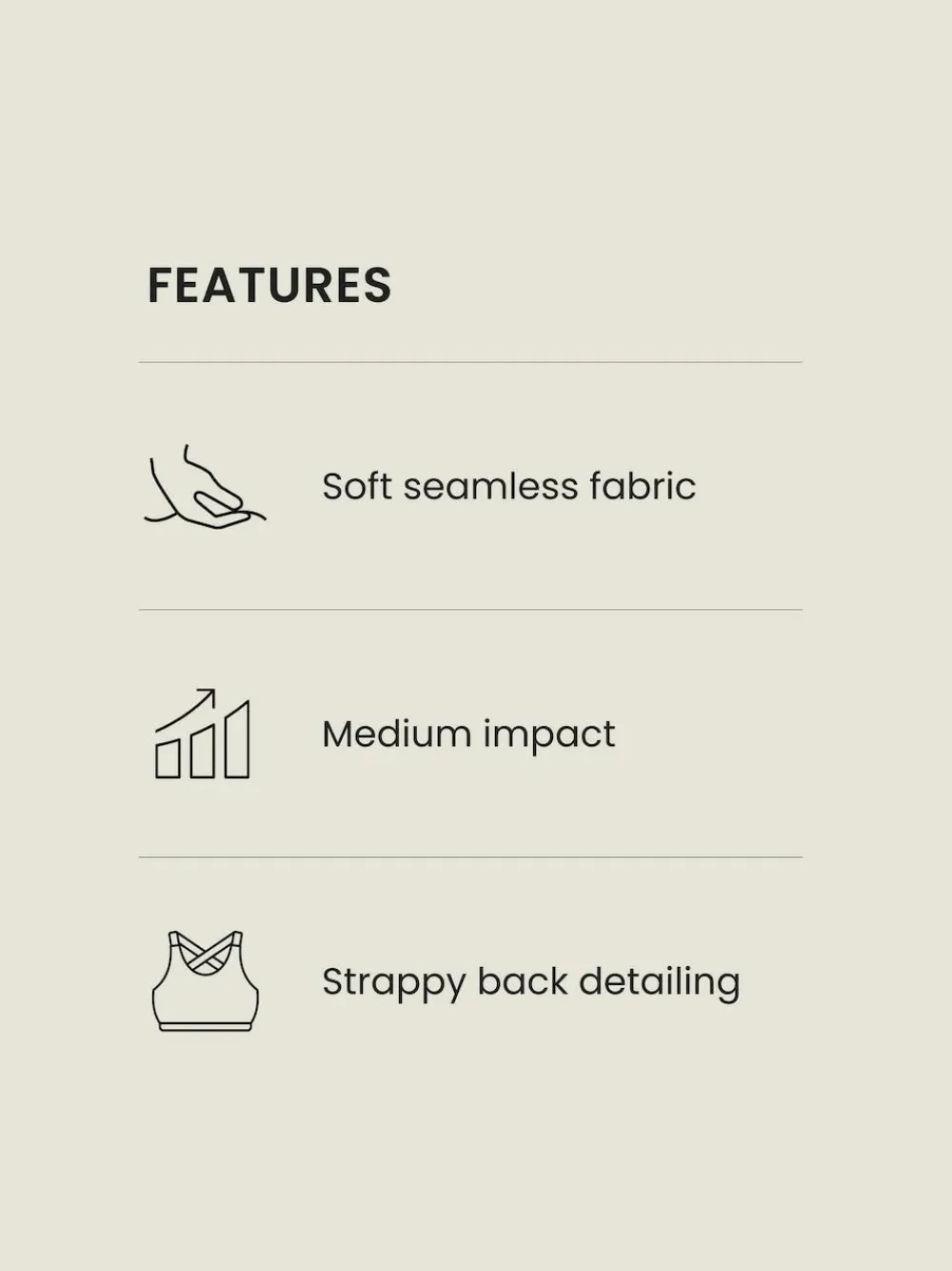 Sale Next Seamless Strappy Sports Bra White