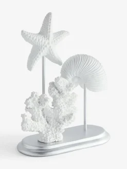 Next White Seashell Stand Bathroom Ornament^ Bathroom Accessories|Ornaments