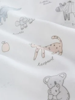 Next White Short Sleeve Baby Bodysuits 5 Pack^BOY Unisex|Bodysuits & Vests