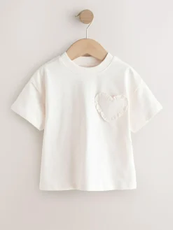 Clearance Next White Short Sleeve Pocket T-Shirt (3mths-7yrs)