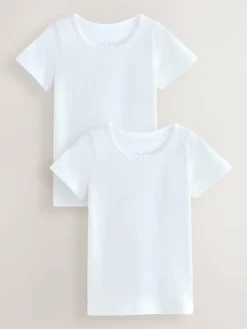 Next Short Sleeve Vests 2 Pack (1.5-12yrs)^ Underwear|Vests