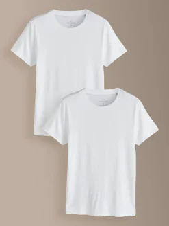 Next Signature TENCEL™ Lyocell T-Shirts 2 Pack^ Tops & T-Shirts