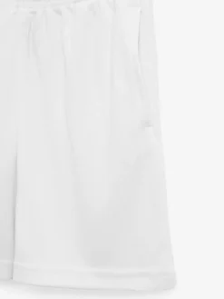 New Next White Single Sports Shorts (3-16yrs)