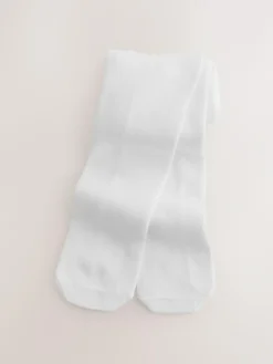 Outlet Next White Single Tights (0mths-2yrs)