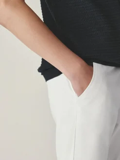 New Next White Skinny Fit Stretch Chino Trousers (3-17yrs)