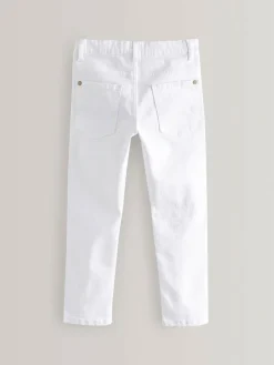 Hot Next White Skinny Fit Stretch Jeans (3-17yrs)