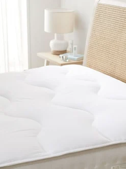 Next White Sleep In Comfort Mattress Topper^ Duvets & Pillows