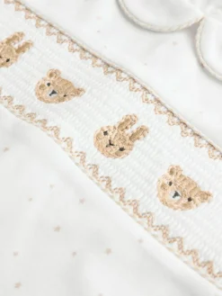 Online Next White Sleepsuits 3 Pack (0-2yrs)