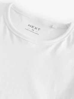 Next Slim Fit 100% Cotton Layering T-Shirts 2 Pack^ Loungewear|Nightwear