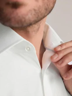 Next Slim Fit Signature Premium 100% Cotton Textured Smart Shirt^ Shirts