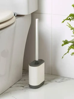 Next White Slimline Silicone Toilet Brush^ Bathroom Accessories