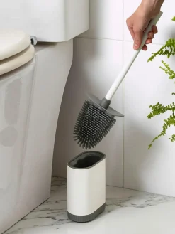 Next White Slimline Silicone Toilet Brush^ Bathroom Accessories
