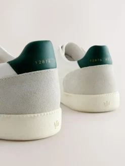 Next Smart Casual Lace-Up Trainers with Suede Trim^ Sneakers