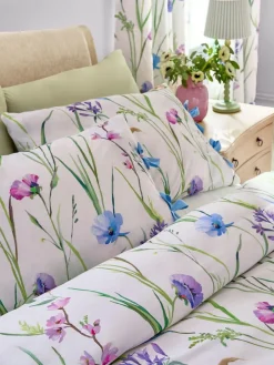 Discount Next White Spring Meadow Floral Duvet Cover and Pillowcase Set