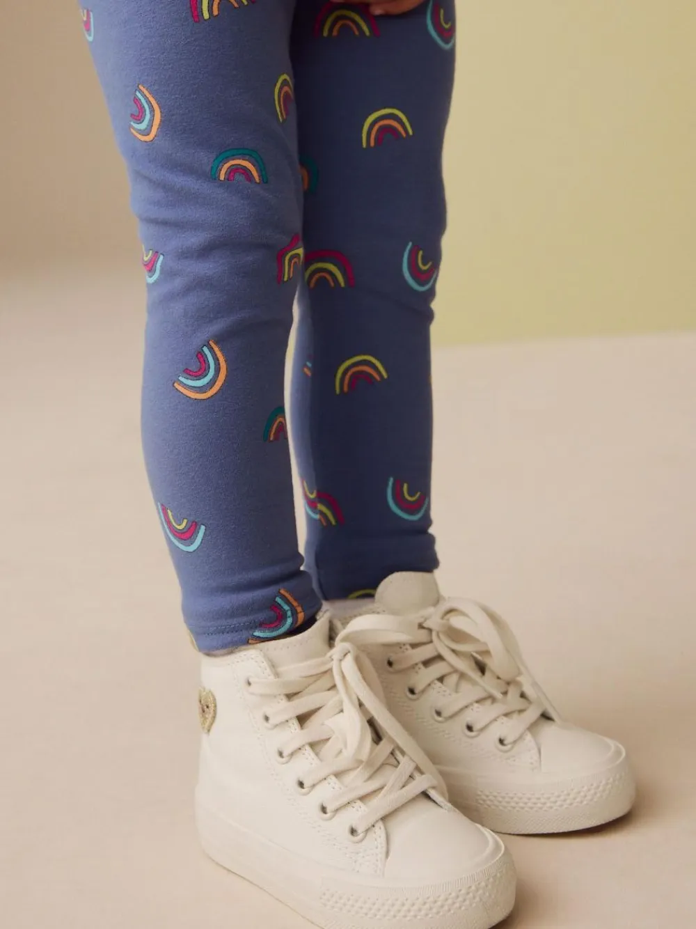 Next White Standard Fit (F) High Top Trainers^ Sneakers|Sneakers