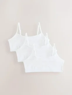 Next Strappy Crop Tops 3 Pack (5-16yrs)^ Underwear|Bras & Crop Tops