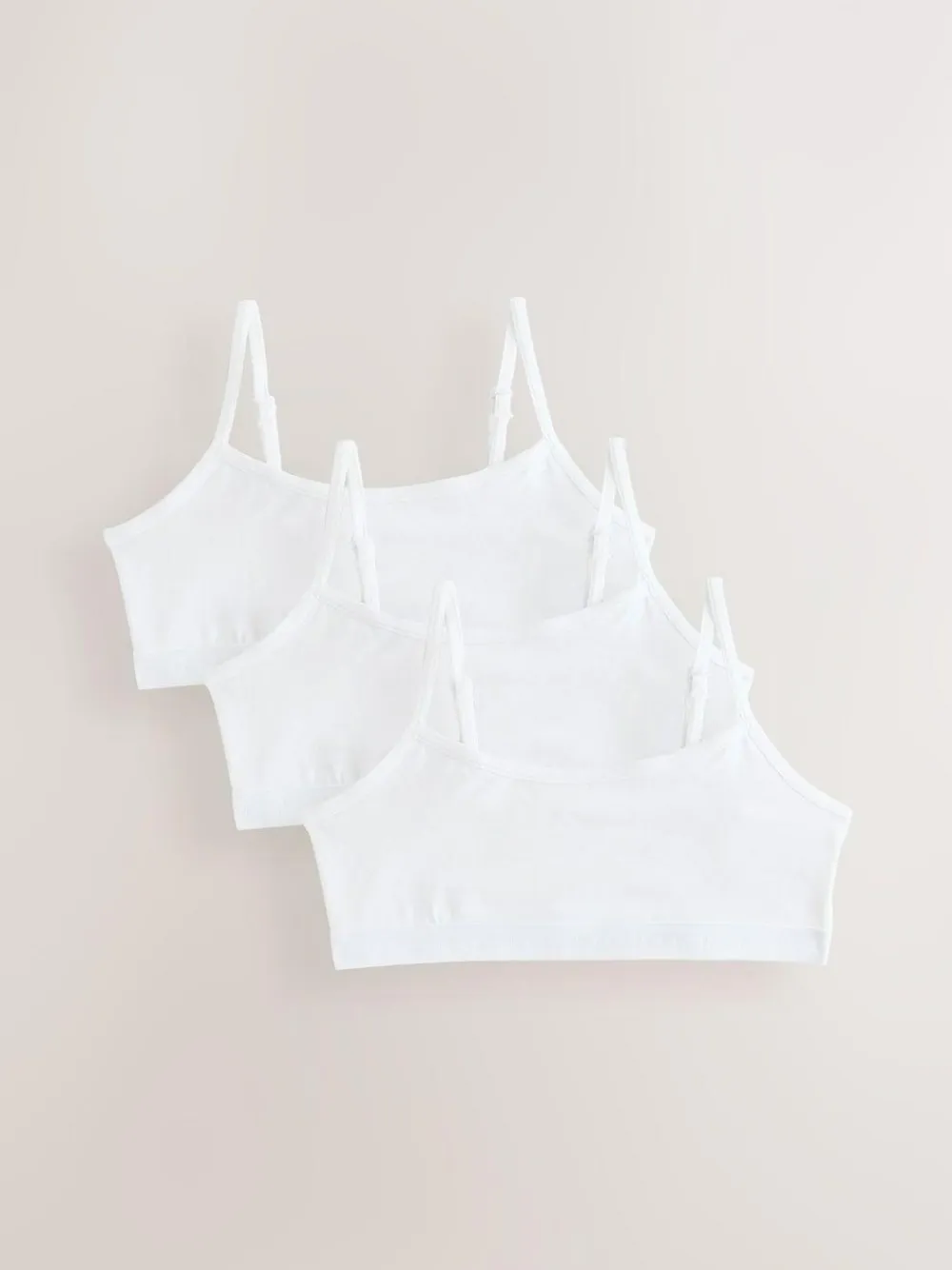 Next Strappy Crop Tops 3 Pack (5-16yrs)^ Underwear|Bras & Crop Tops
