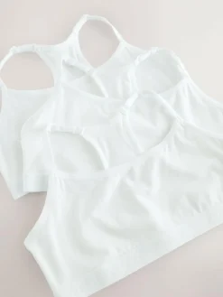 Next Strappy Racer Back Crop Tops 3 Pack (5-16yrs)^ Bras & Crop Tops