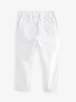 Next White Stretch Chino Trousers (3mths-7yrs)^BOY Pants & Leggings|Pants & Chinos