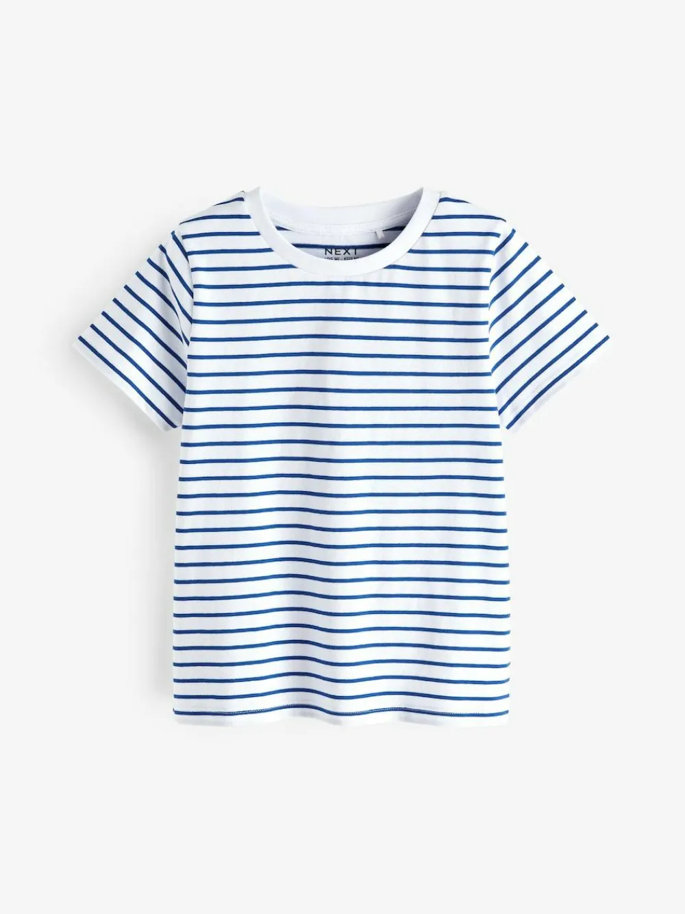 Next White Stripe T-Shirt (3-16yrs)^ Tops|T-Shirts