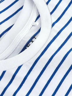 Next White Stripe T-Shirt (3-16yrs)^ Tops|T-Shirts