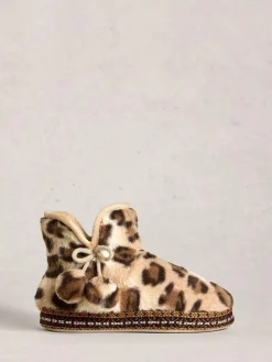 White Stuff Faux Fur Bootie Slippers^Women Slippers