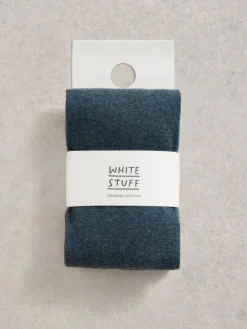 Online White Stuff Blue Patty Plain Tights
