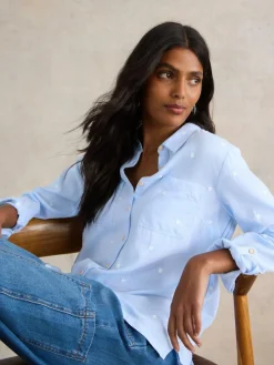 White Stuff Blue Sophie Shirt^Women Blouses & Shirts