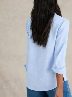 White Stuff Blue Sophie Shirt^Women Blouses & Shirts