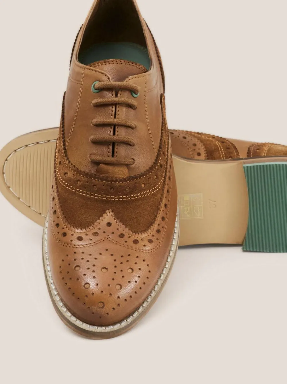 Online White Stuff Thistle Lace Up Brogues Brown