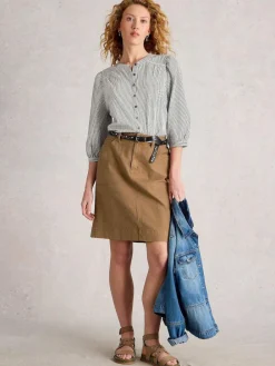 White Stuff Tia Chino Skirt^Women Skirts