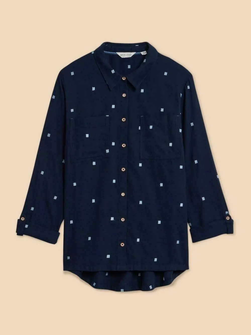 White Stuff Dark Blue Sophie Shirt
