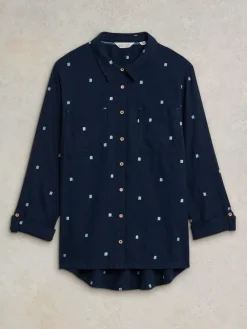 White Stuff Dark Blue Sophie Shirt