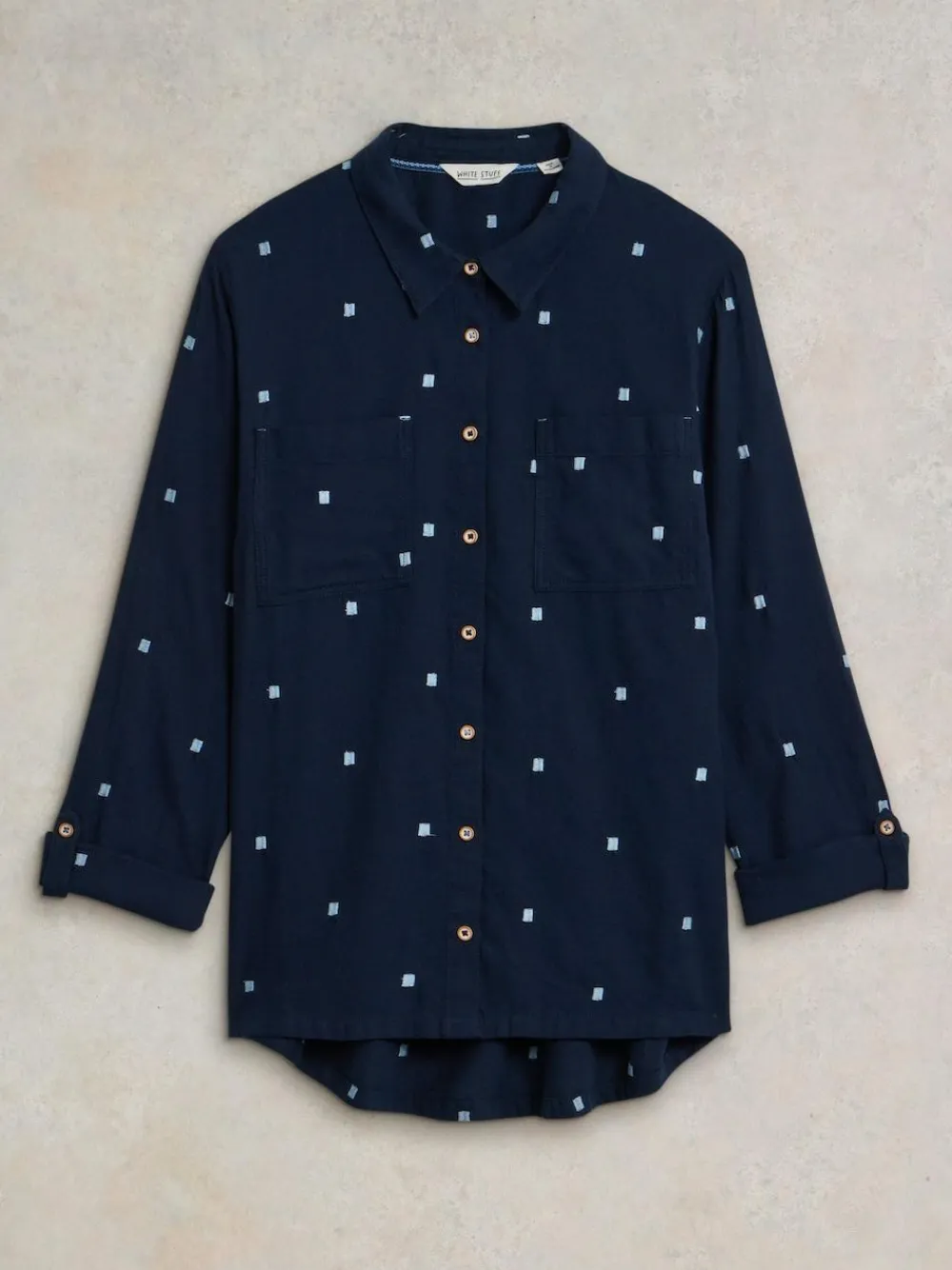 White Stuff Dark Blue Sophie Shirt