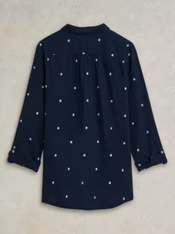 White Stuff Dark Blue Sophie Shirt