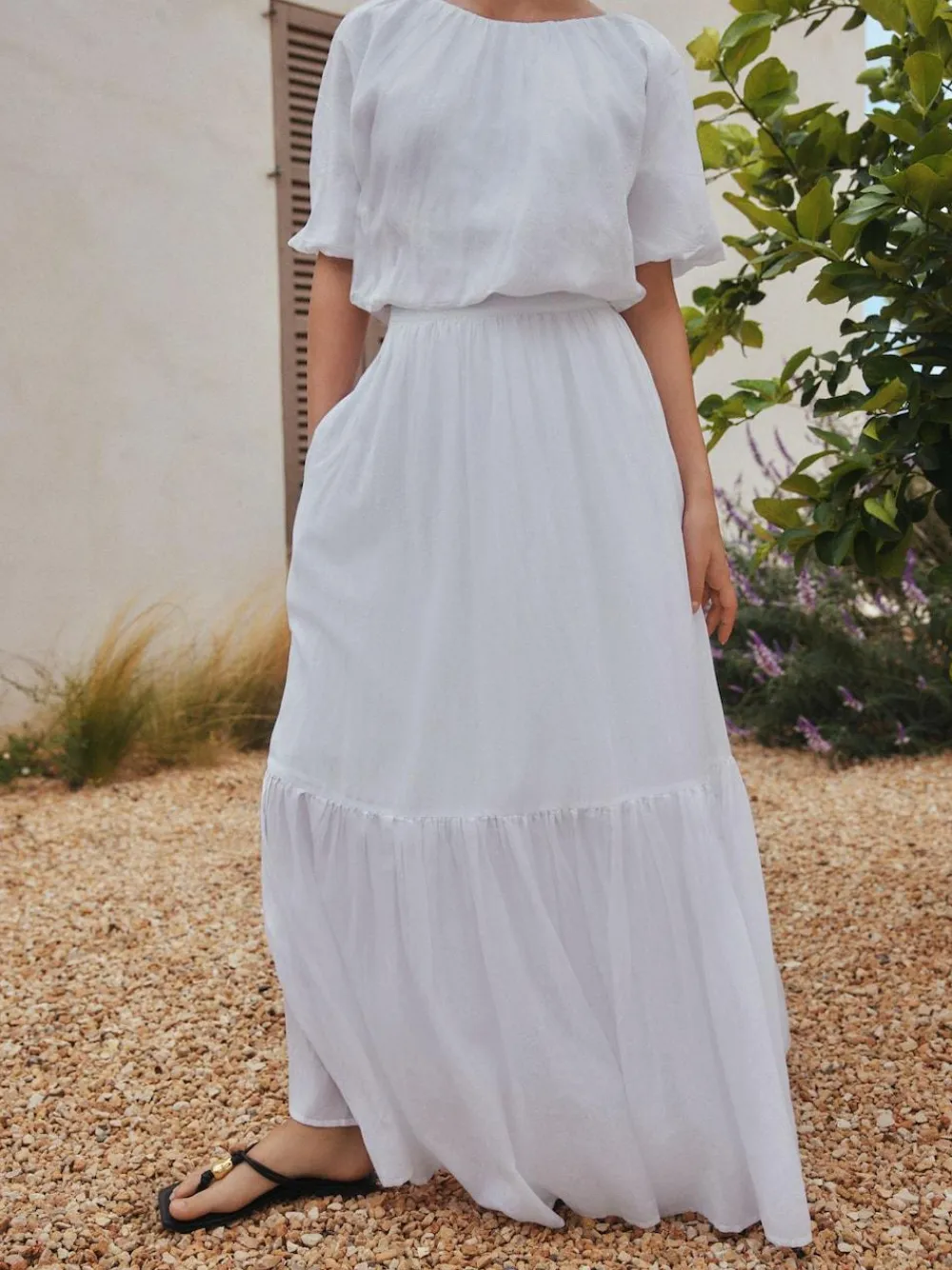 Next White Summer Maxi Skirt^Women Skirts