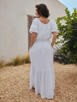 Next White Summer Maxi Skirt^Women Skirts