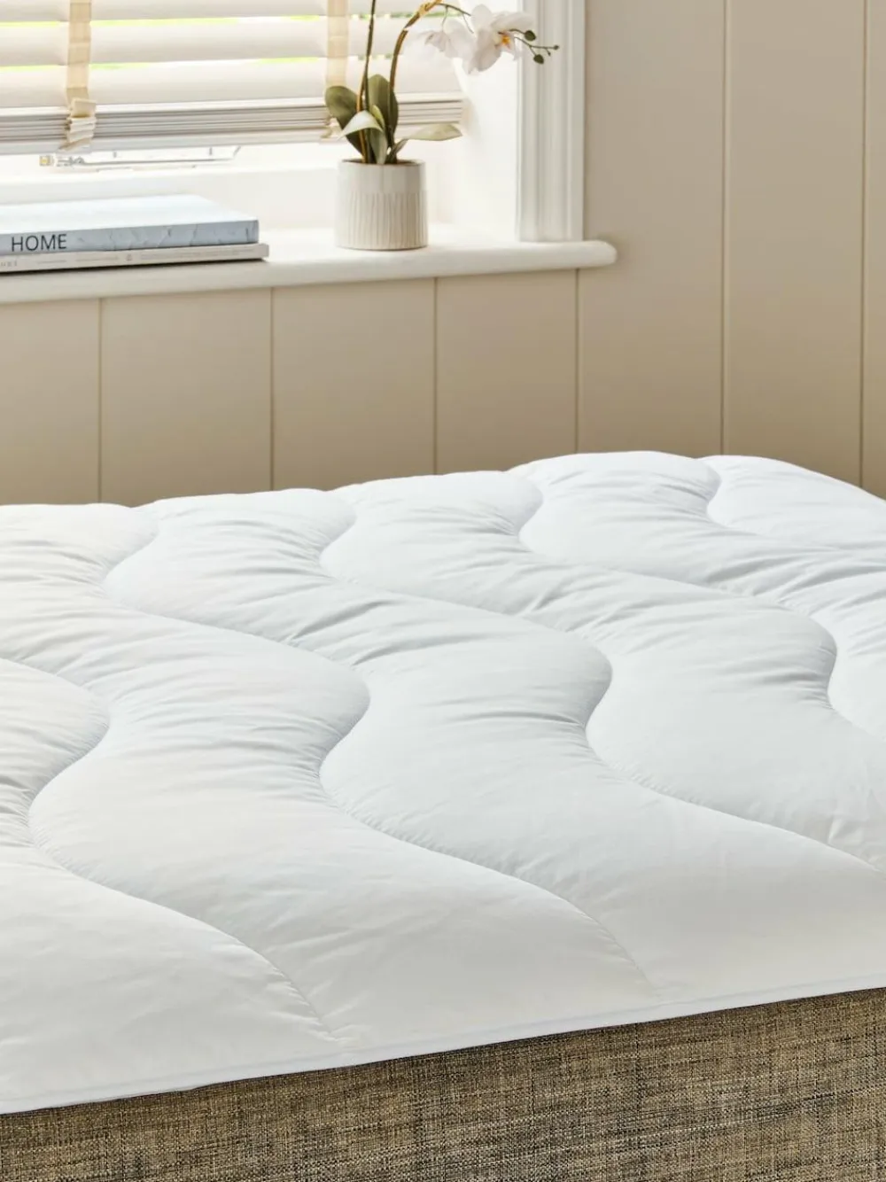 Sale Next White Temperature Regulating Deep Filled Mattress Protector