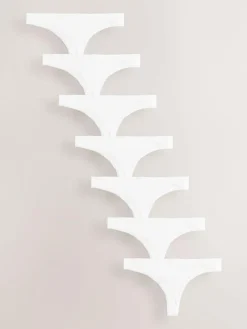 Next Thong Cotton Rich Knickers 7 Pack^Women Panties