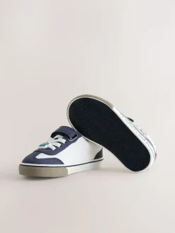 Next White Toy Story Touch Fastening Elastic Lace Trainers