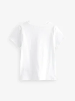 Next White T-Shirt (3-16yrs)^ Tops|T-Shirts