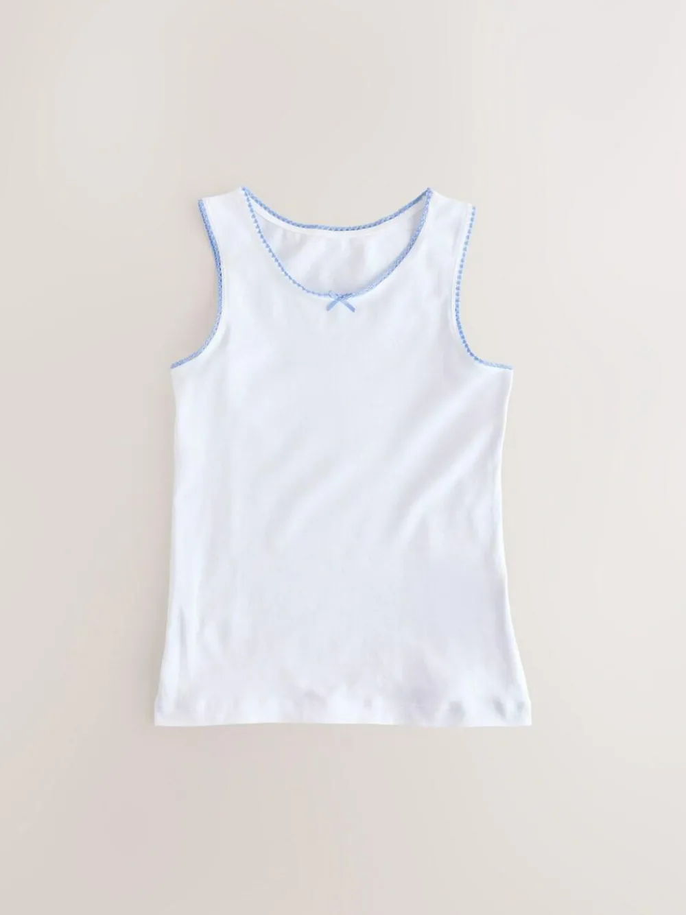Next White Vests 5 Pack (1.5-16yrs)