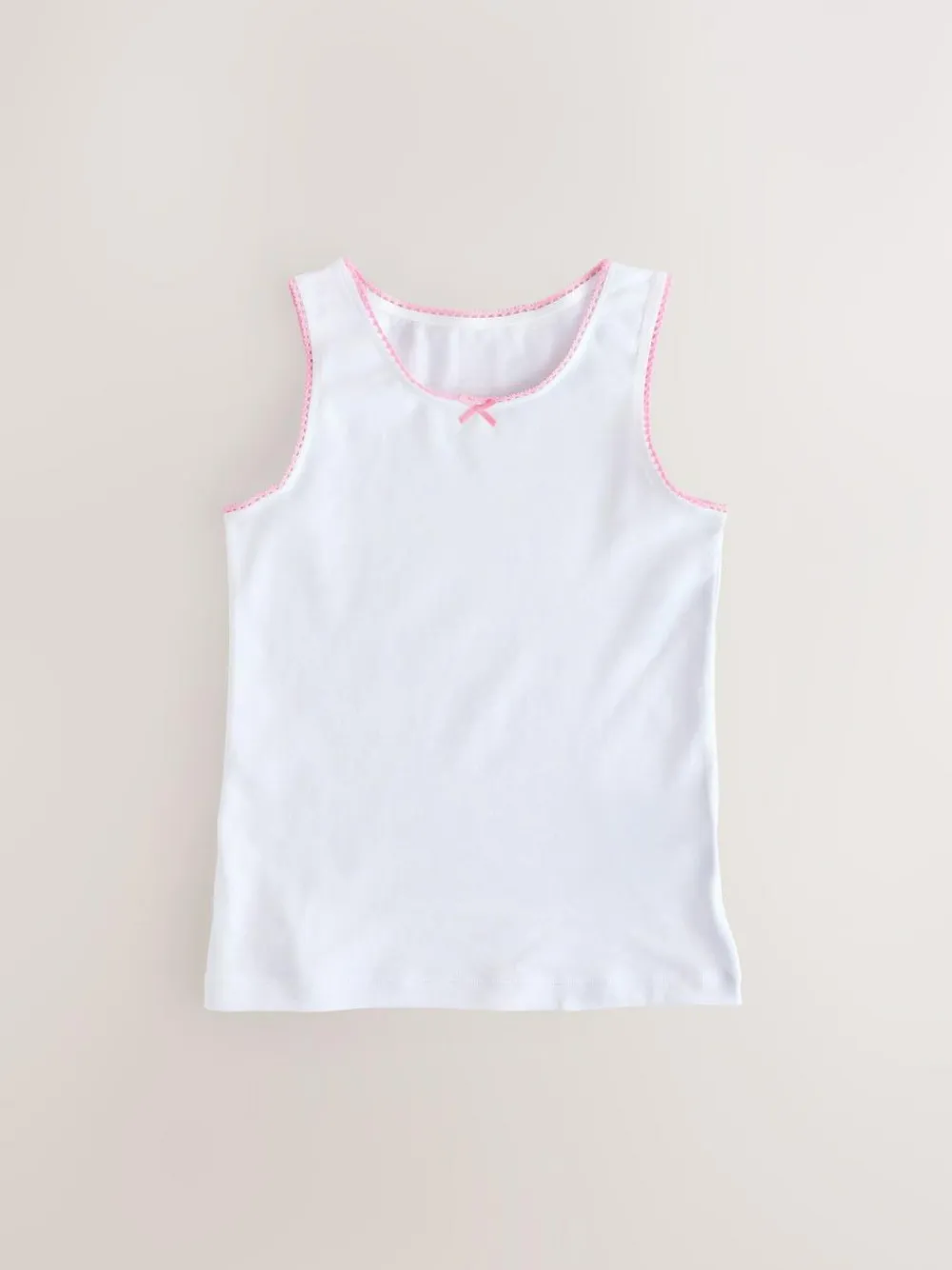 Next White Vests 5 Pack (1.5-16yrs)