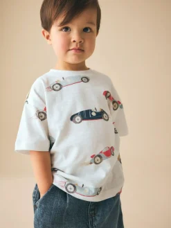Next Short Sleeve All-Over Print T-Shirt (3 Month-7 Years) (3mths-7yrs)^BOY Tops|Tops