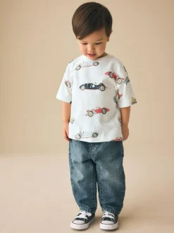 Next Short Sleeve All-Over Print T-Shirt (3 Month-7 Years) (3mths-7yrs)^BOY Tops|Tops