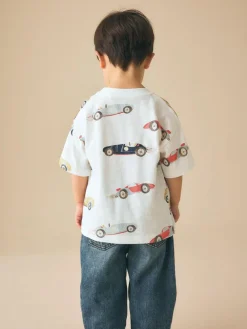 Next Short Sleeve All-Over Print T-Shirt (3 Month-7 Years) (3mths-7yrs)^BOY Tops|Tops